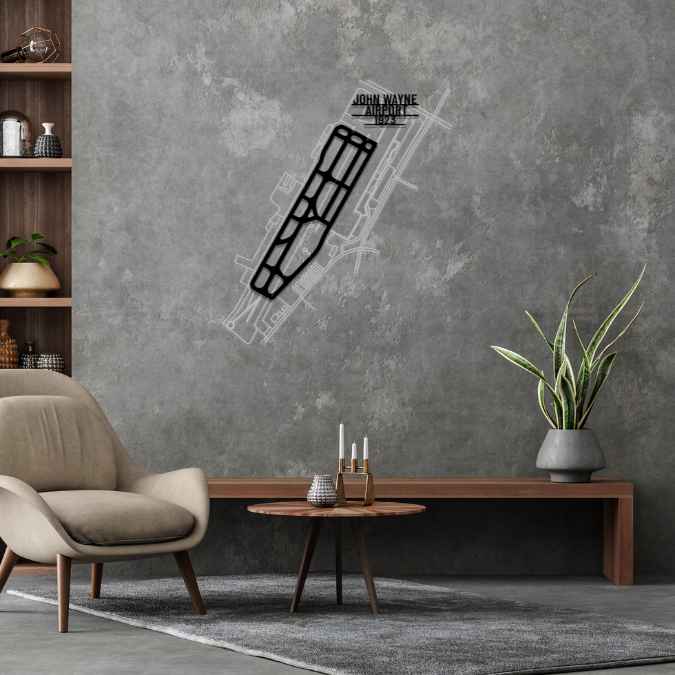 Décoration murale en métal - John Wayne aircraftvibes