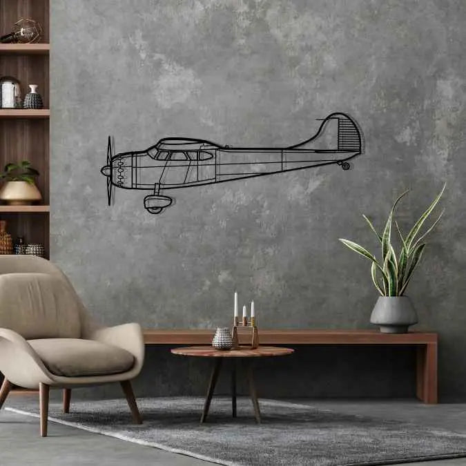 Décoration murale en métal - 195 Silhouette aircraftvibes