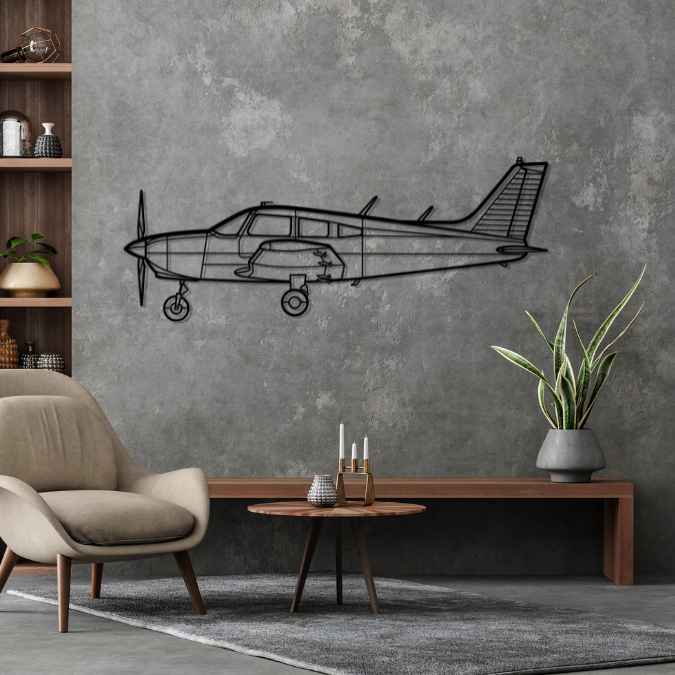 Décoration murale en métal - PA-28-151 Cherokee aircraftvibes