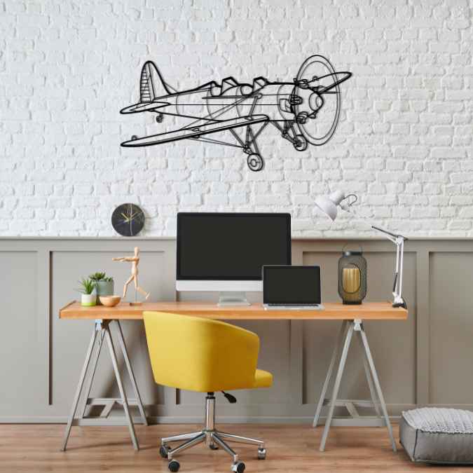 Décoration murale en métal - PT-22 Angle aircraftvibes