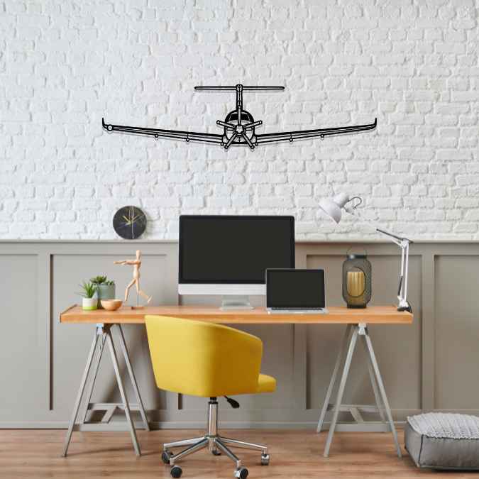 Décoration murale en métal - PC-12 NGX