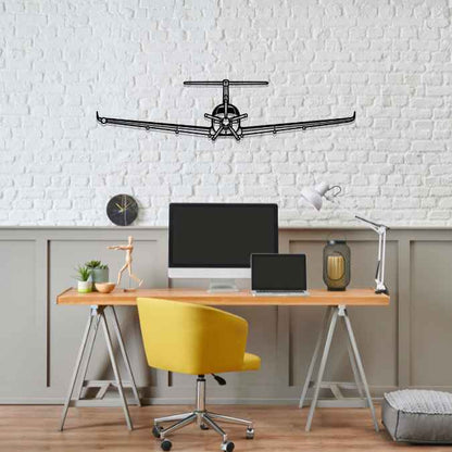 Décoration murale en métal - PC-12 NGX