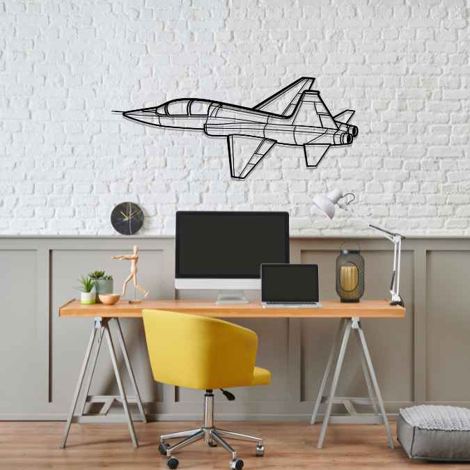Décoration murale en métal - T-38C Talon