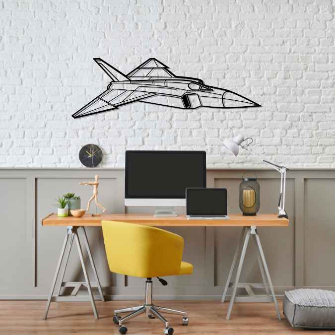 Décoration murale en métal - CF-105 Arrow