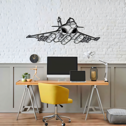 Décoration murale en métal - Rafale Angle