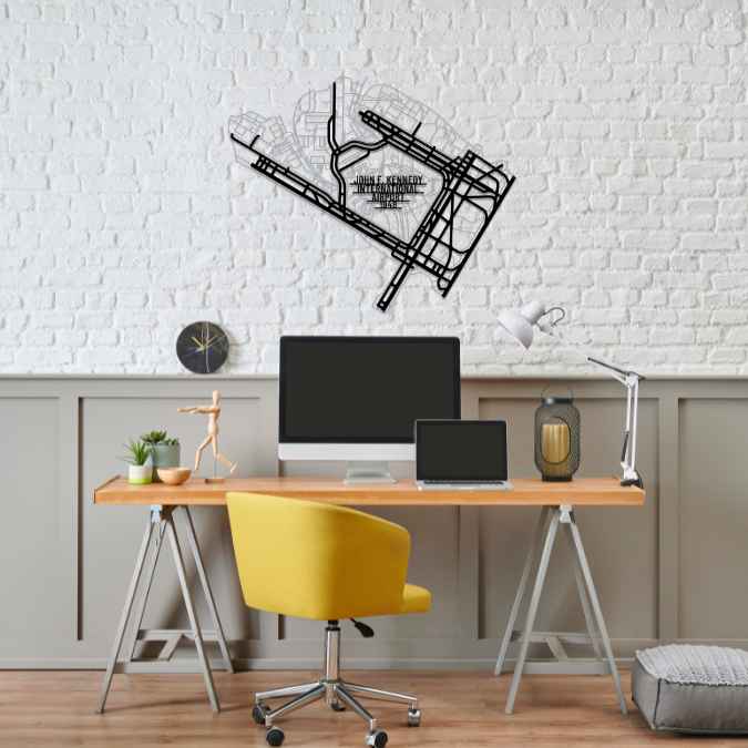 Décoration murale en métal - John F. aircraftvibes