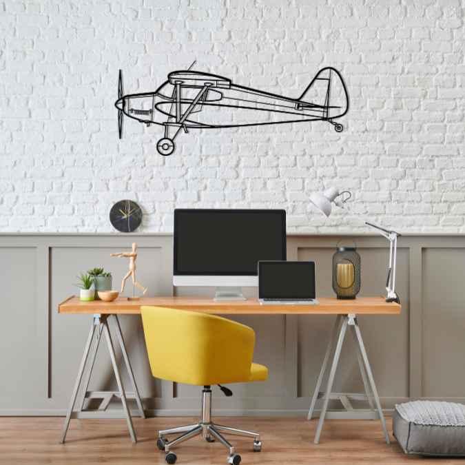 Décoration murale en métal - PA-22 Colt aircraftvibes