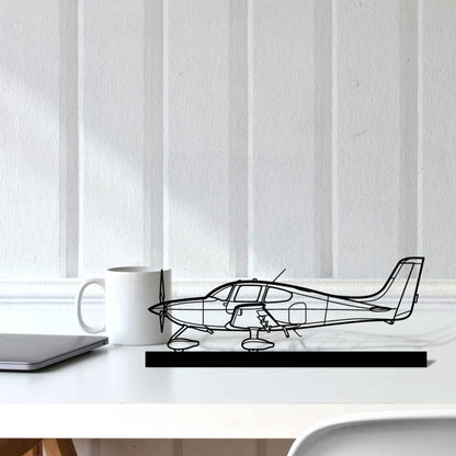 Décoration murale en métal - SR22 Silhouette