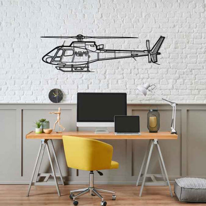 Décoration murale en métal - H125 Silhouette