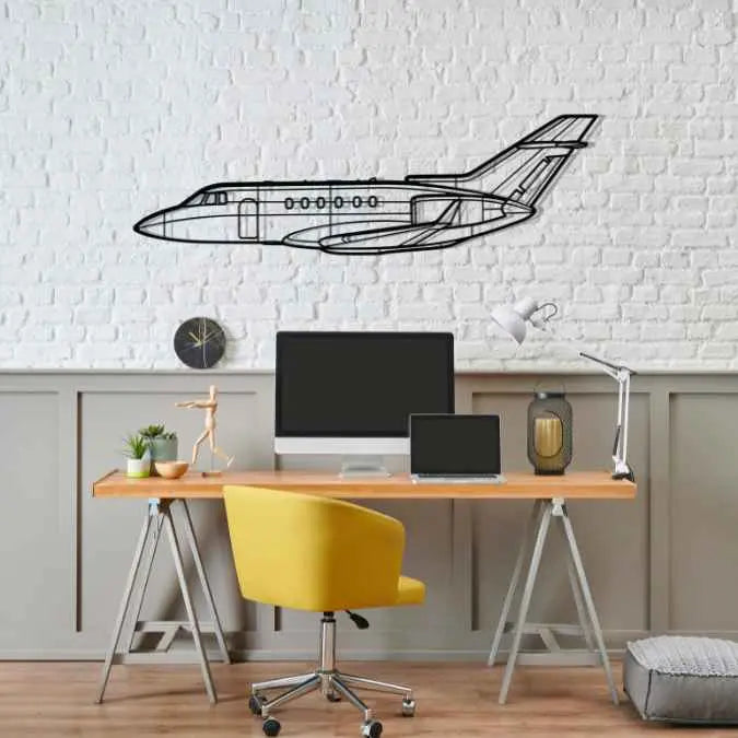 Décoration murale en métal - 900XP Silhouette aircraftvibes