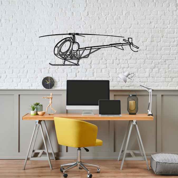 Décoration murale en métal - S300 Silhouette aircraftvibes