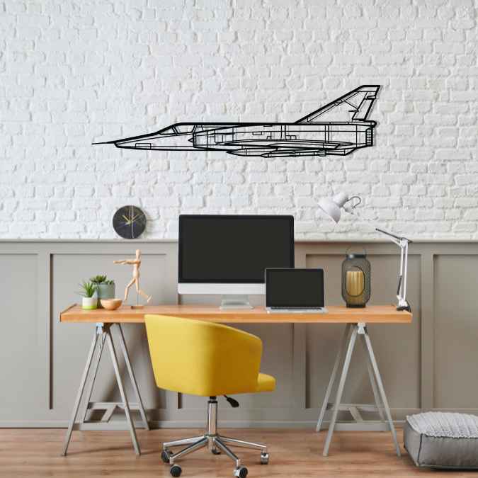 Décoration murale en métal - Mirage III aircraftvibes