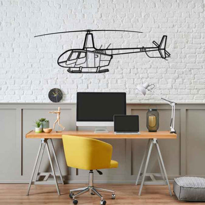 Décoration murale en métal - R66 Silhouette