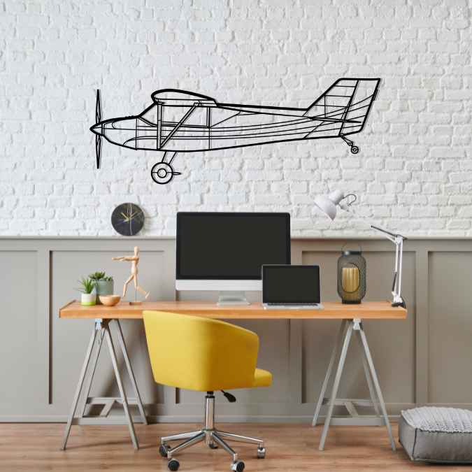 Décoration murale en métal - S-6 Coyote aircraftvibes