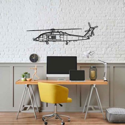 Décoration murale en métal - SH-60 Seahawk