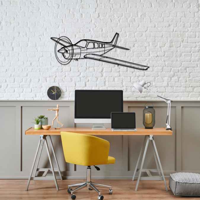 Décoration murale en métal - Bonanza A36