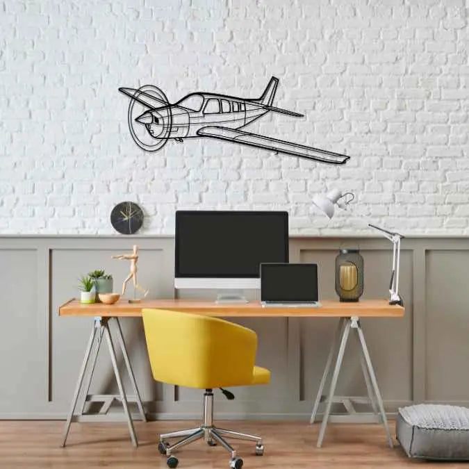 Décoration murale en métal - Bonanza A36 aircraftvibes