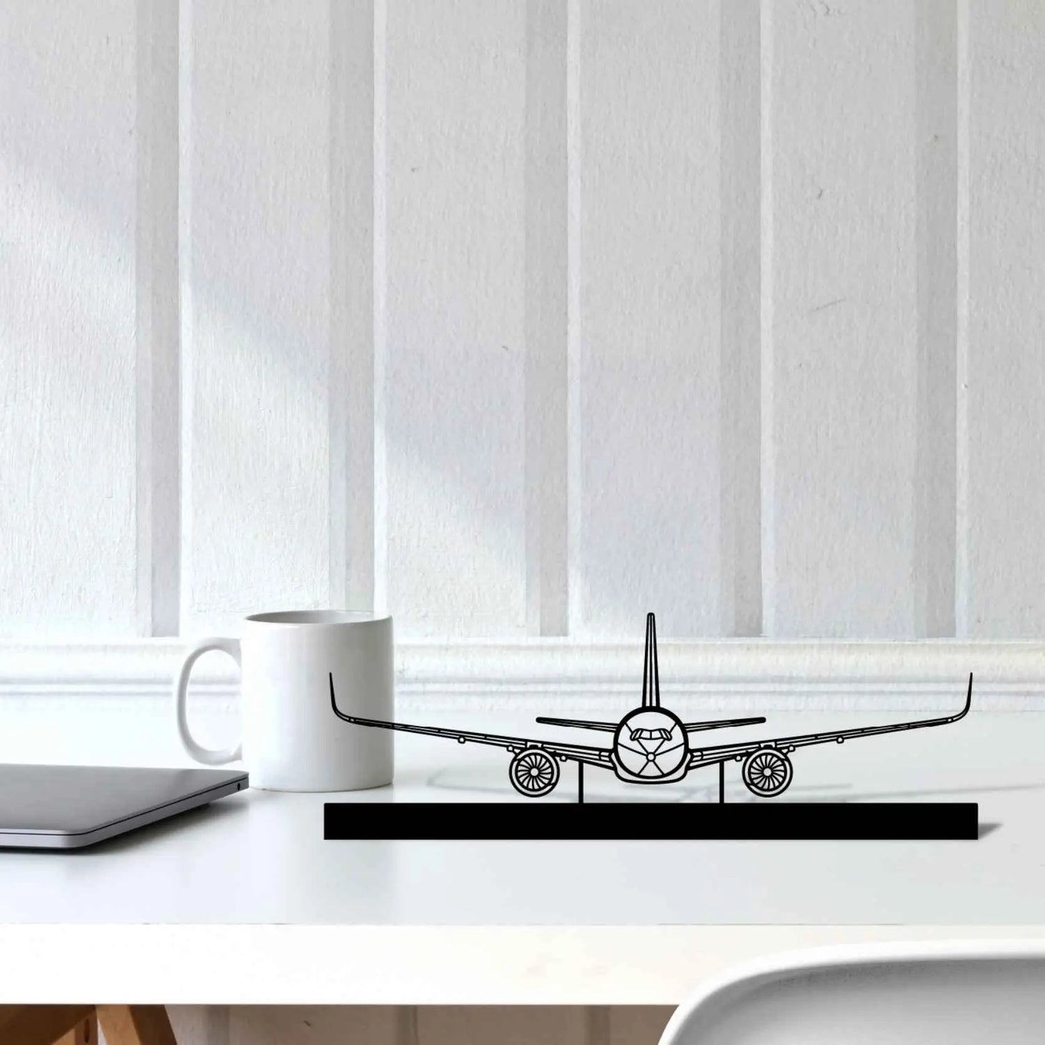 Décoration murale en métal - A350 Silhouette aircraftvibes