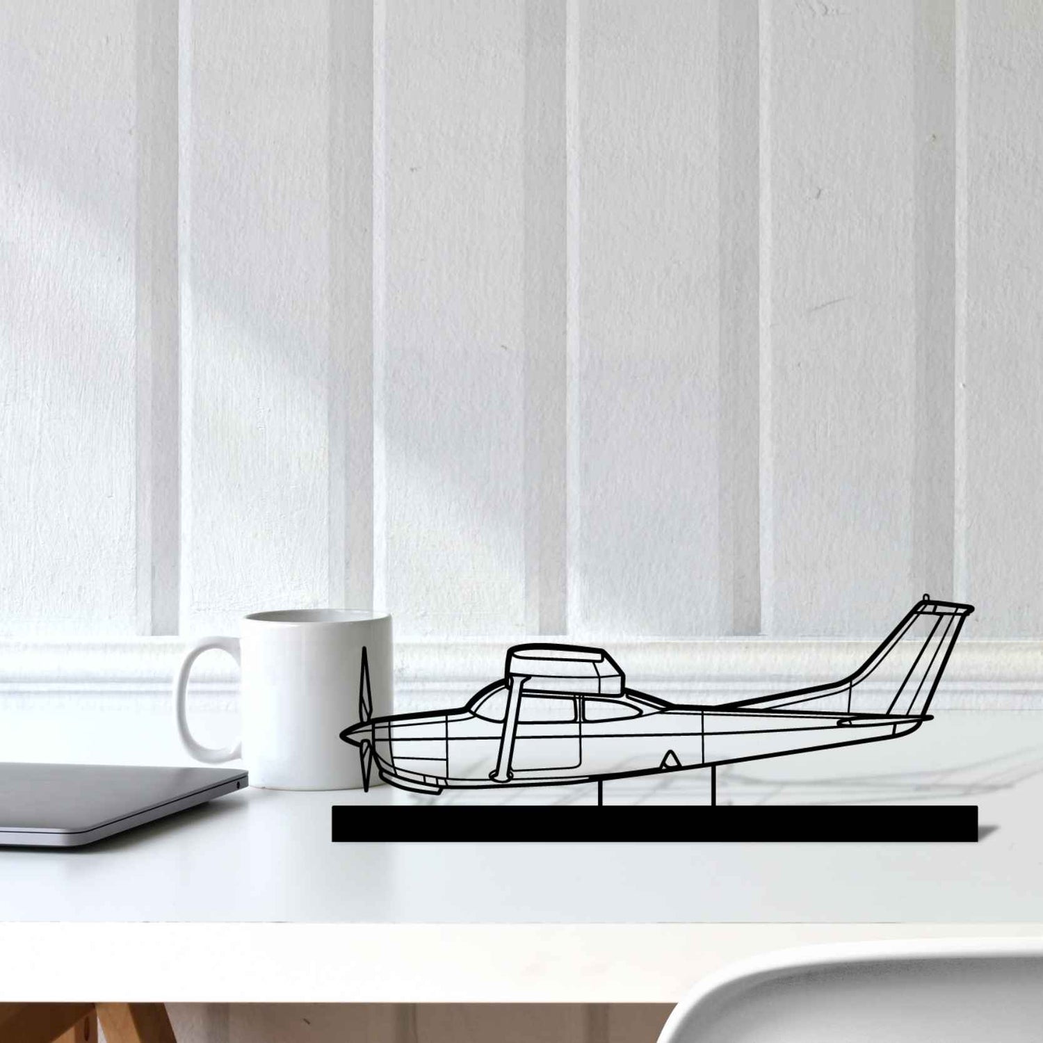 Décoration murale en métal - R182 Silhouette aircraftvibes