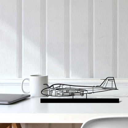 Décoration murale en métal - A-6 Intruder