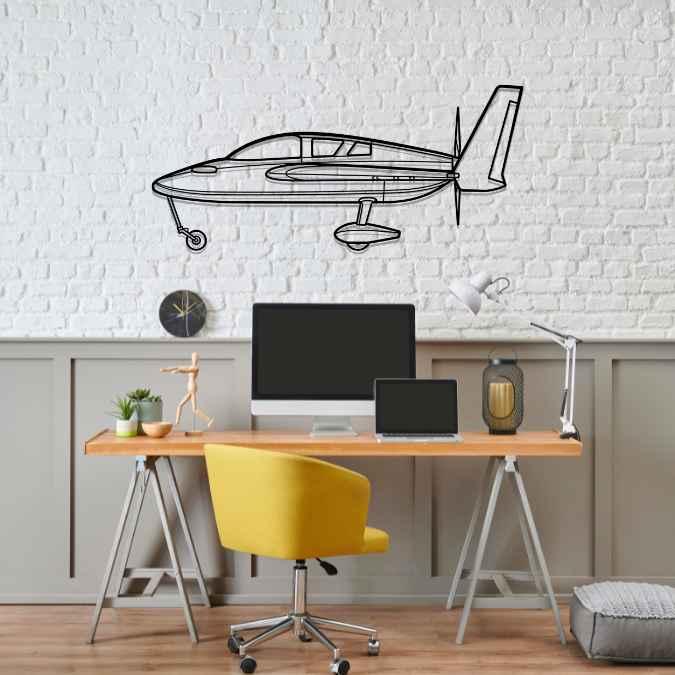 Décoration murale en métal - Cozy Mark aircraftvibes