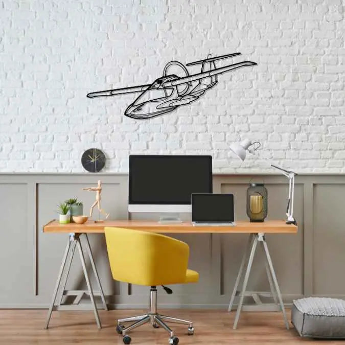 Décoration murale en métal - A5 Angle aircraftvibes