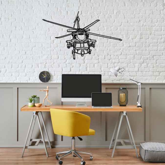 Décoration murale en métal - MH60L DAP