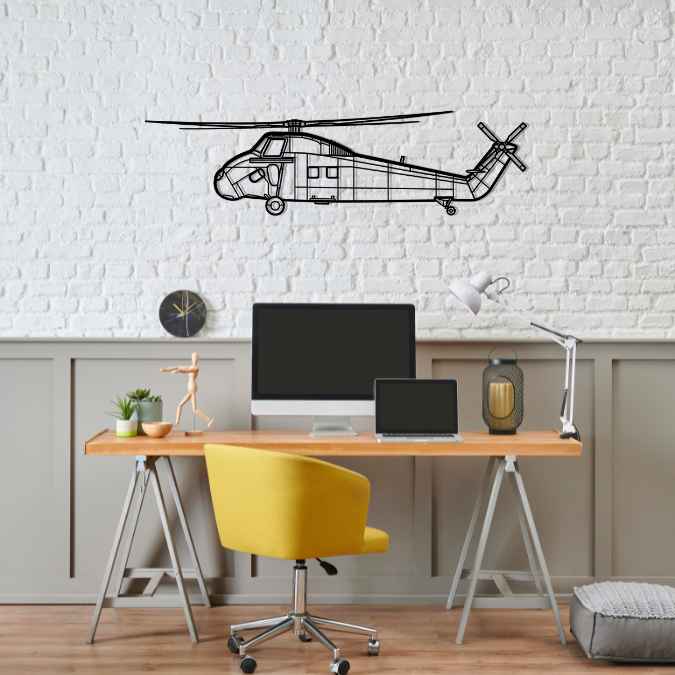 Décoration murale en métal - Wessex HAR2 aircraftvibes