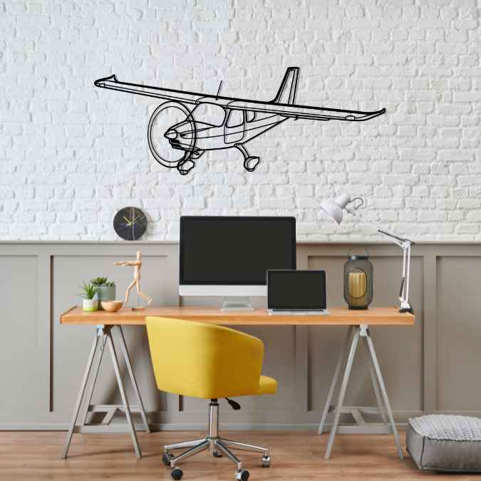 Décoration murale en métal - High Wing aircraftvibes