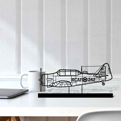 Décoration murale en métal - Harvard Silhouette