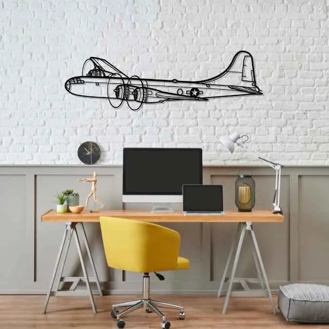 Décoration murale en métal - B-29 Superfortress aircraftvibes