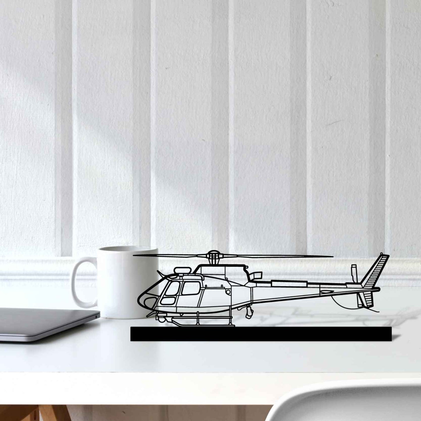 Décoration murale en métal - H125E Silhouette