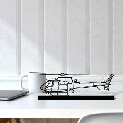 Décoration murale en métal - H125E Silhouette