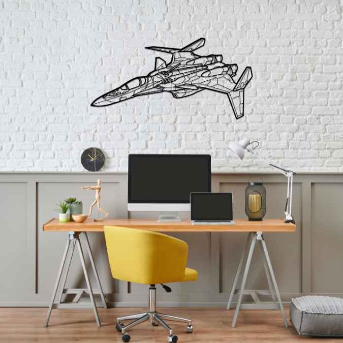 Décoration murale en métal - VF-31J Angle aircraftvibes