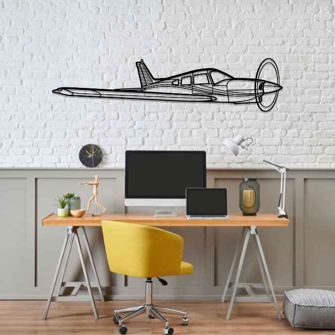 Décoration murale en métal - Turbo Arrow aircraftvibes