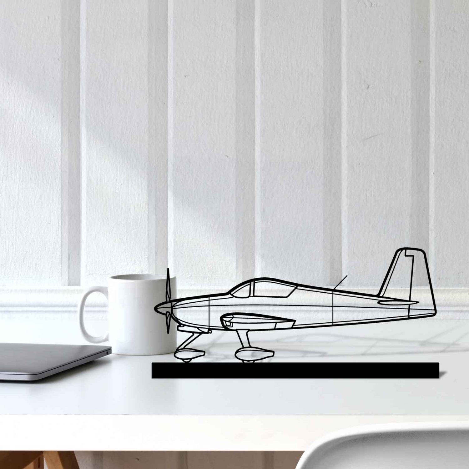 Décoration murale en métal - RV-7 Silhouette aircraftvibes