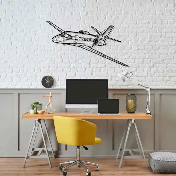 Décoration murale en métal - Citation 560XL aircraftvibes