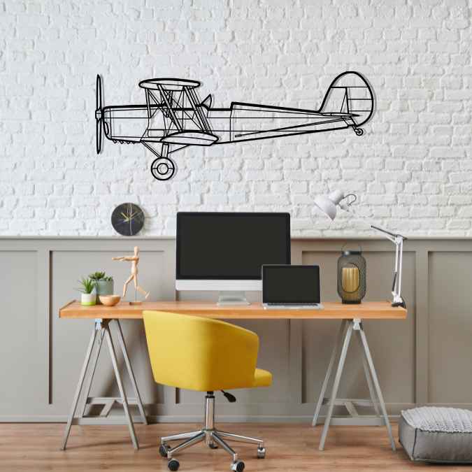 Décoration murale en métal - SV-4C Silhouette aircraftvibes