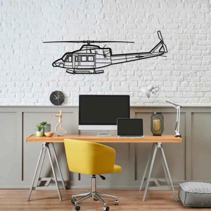 Décoration murale en métal - 412 Silhouette aircraftvibes