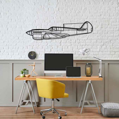 Décoration murale en métal - P-40 Warhawk
