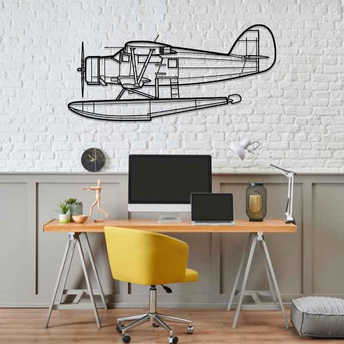 Décoration murale en métal - Norseman MK6 aircraftvibes