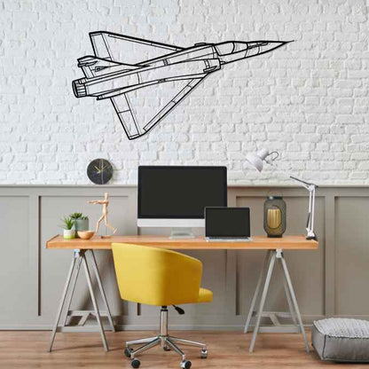 Décoration murale en métal - Mirage 2000C