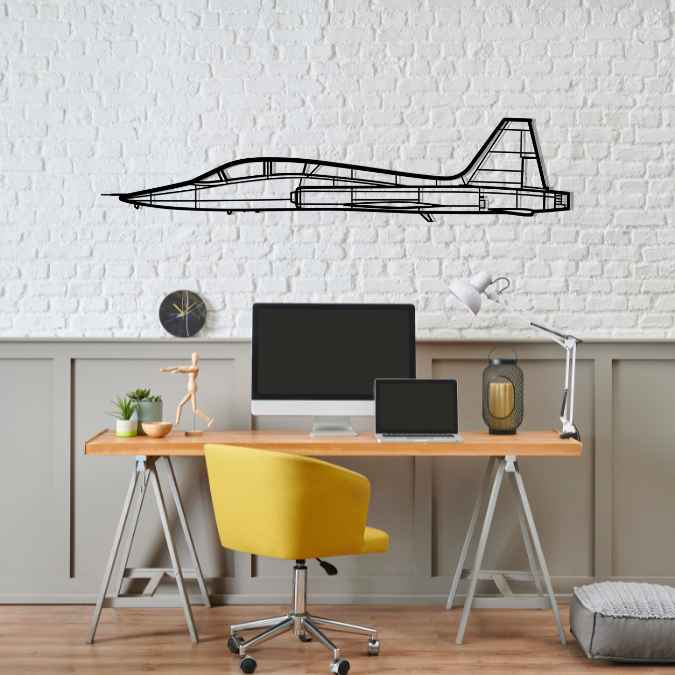 Décoration murale en métal - T-38 Talon aircraftvibes