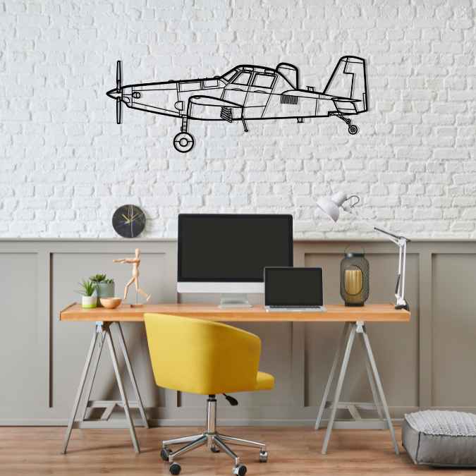 Décoration murale en métal - OA-1K Sky aircraftvibes