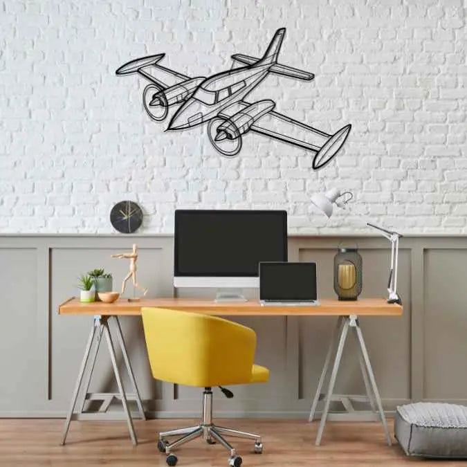 Décoration murale en métal - 310K Angle aircraftvibes