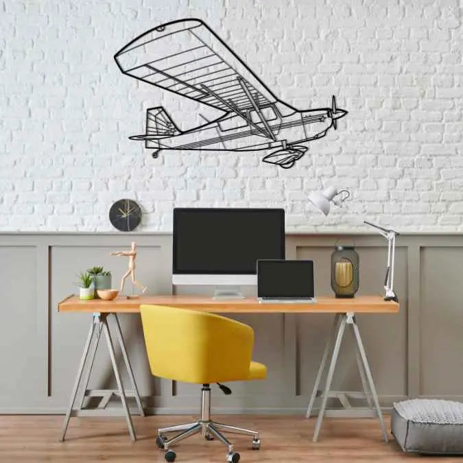 Décoration murale en métal - Citabria Angle aircraftvibes