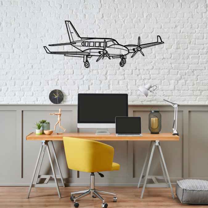 Décoration murale en métal - PA-31-310 Navajo aircraftvibes