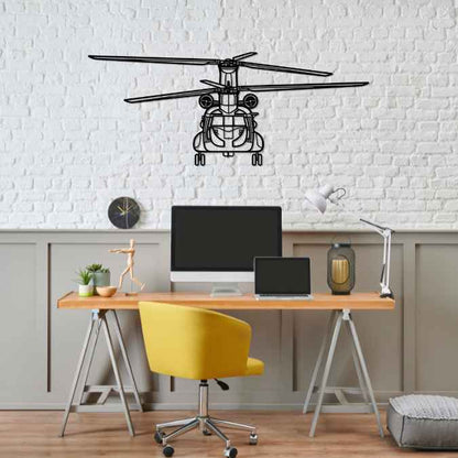 Décoration murale en métal - CH47D-F Chinook