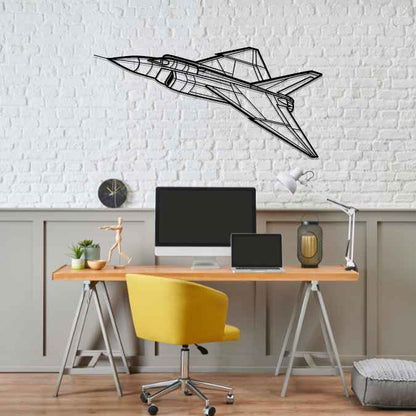 Décoration murale en métal - CF-105 Arrow