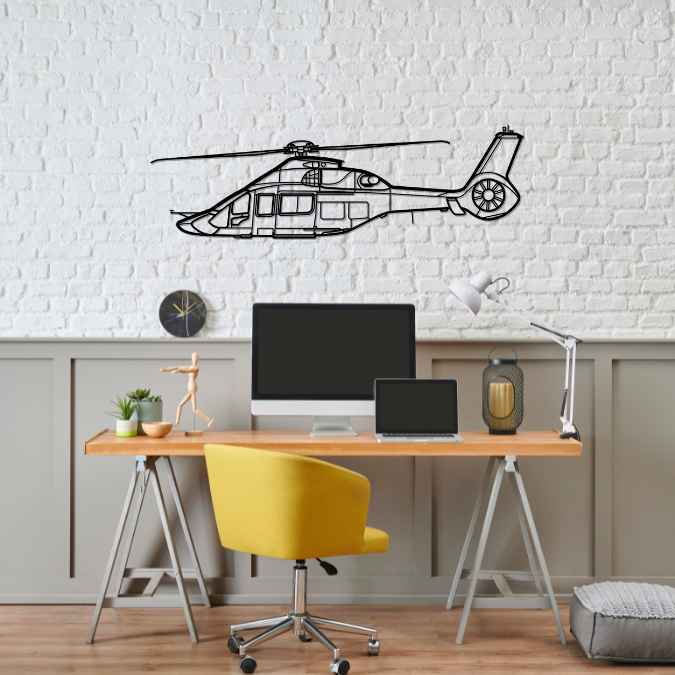 Décoration murale en métal - H160 Silhouette aircraftvibes